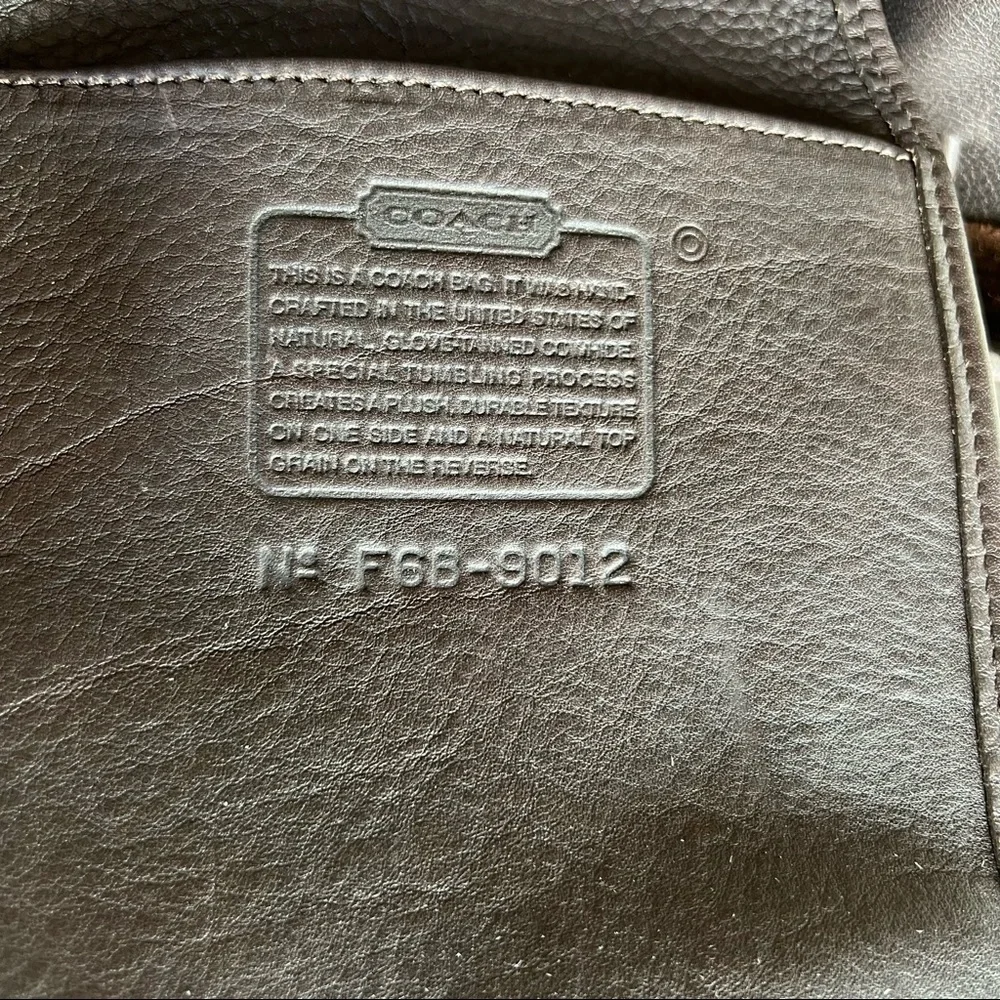 Berkeley Drawstring in Mahogany Vintage Coach #9012 - Picture 3 of 12